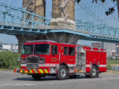 Covington Fire Department KY Seagrave Marauder II fire engine fire trucks fleet shot Seagrave fire trucks Larry Shapiro photographer shapirophotography.net